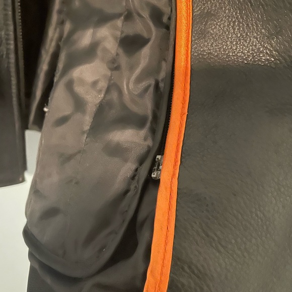 100% Genuine Leather Vintage First Classics Motorcycle Riding Jacket - Picture 7 of 8